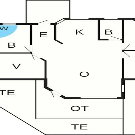 8 Person In Rodby-by Traum 度假居 Rødby